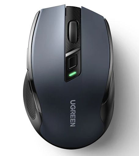 Беспроводная компьютерная мышь Xiaomi UGREEN MU006 Ergonomic Wireless Mouse 2.4 G черный  #1