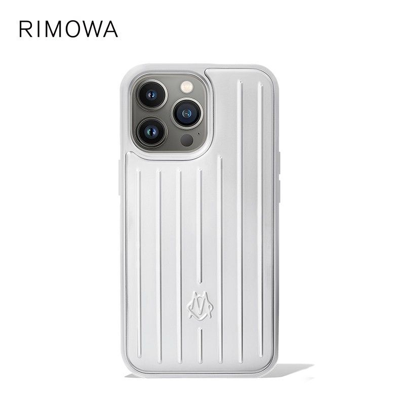 Чехол для смартфона Apple,RIMOWA Чехол для смартфона совместим с iPhone 15 pro max, серебристый алюминиево-магниевый #1