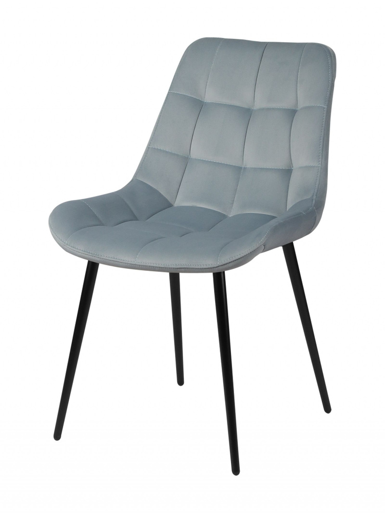 Комплект стульев для кухни Эйден пыльно-голубой / черный, 2 шт.  #1