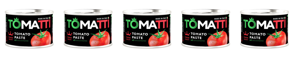 Tomatti Томатная паста 70г. 5шт. #1