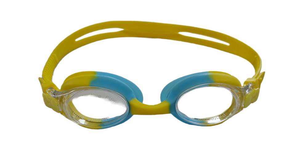 Очки для плавания SWELL силиконовые детские юниорские SWIMWELL - светло-жёлтый  #1