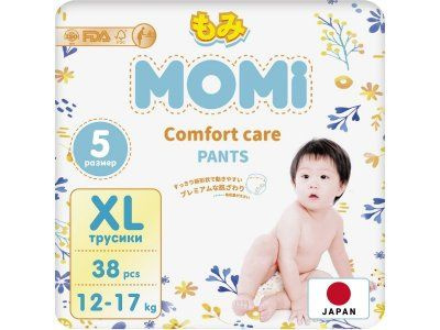 Подгузники-трусики Momi Comfort Care XL (12-17 кг) 38 шт. #1