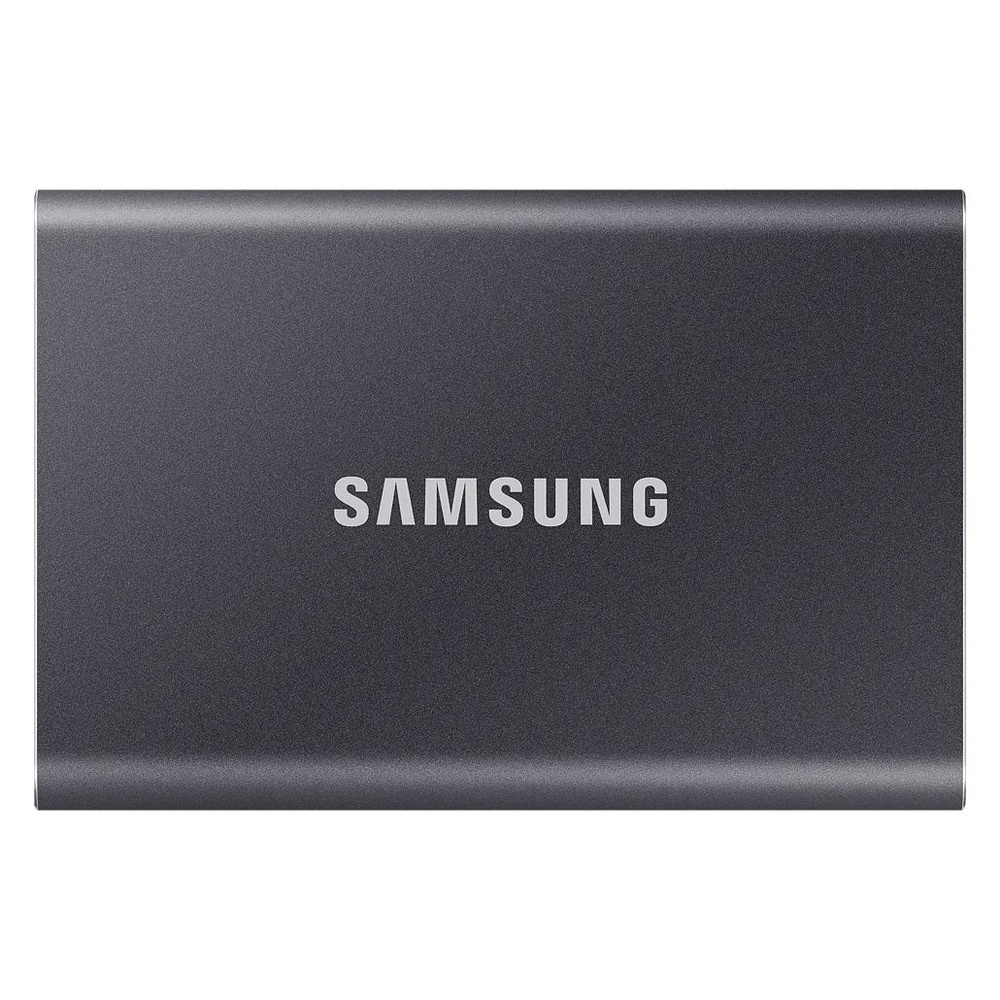 1 TB Внешний портативный твердотельный SSD накопитель Samsung T7 Gray (MU-PC1T0T/WW)  #1