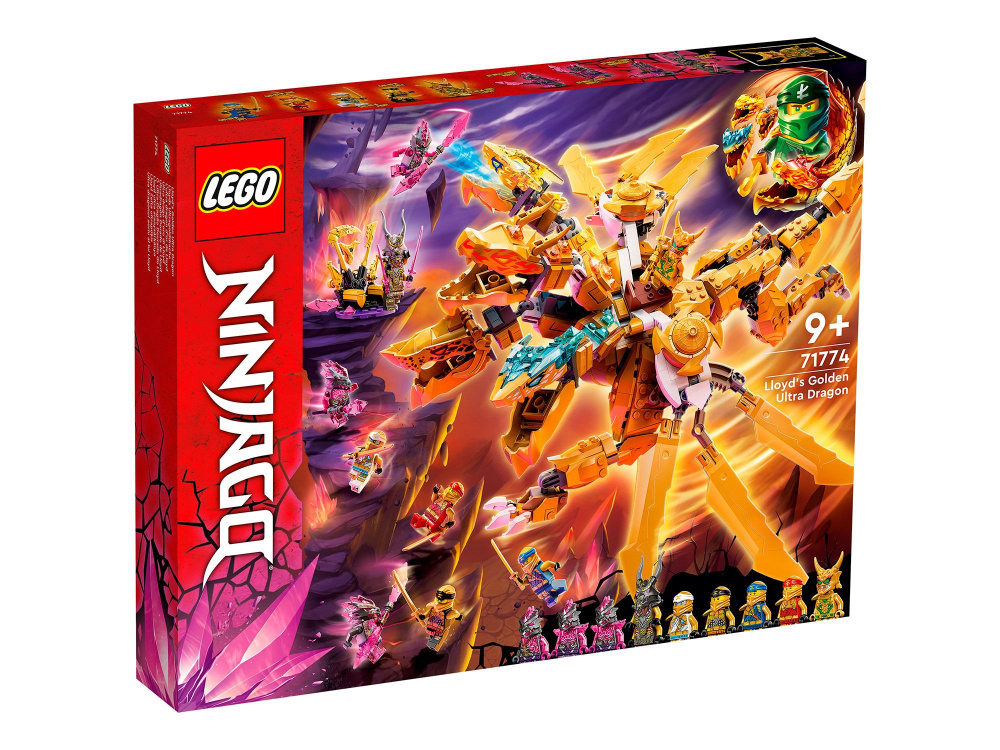 Конструктор LEGO Ninjago 71774 Золотой ультрадракон Ллойда #1