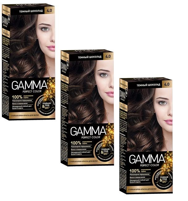 Gamma Краска для волос, 144 мл #1