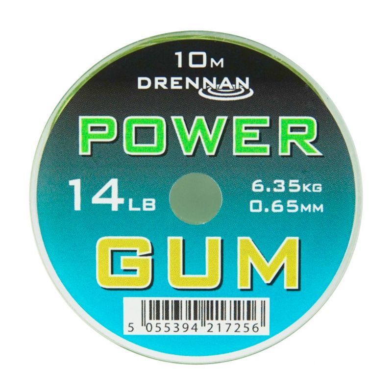 Фидерная резина Drennan Powergum 10m 14lb 6.35kg 0.65mm Brown/Green #1