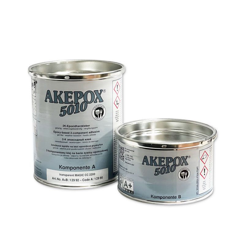 Клей эпоксидный Akemi Akepox 5010 (прозрачный/густой) 0.667+0.333 кг #1