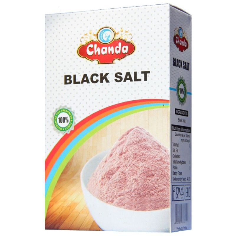 Соль чёрная гималайская Чанда (Himalayan Black Salt Chanda) 200 грамм #1