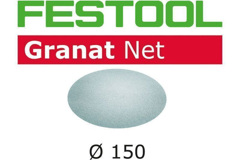 Шлифовальный материал на сетчатой основе Granat Net STF D150 P400 GR NET/1 (203311/1)  #1