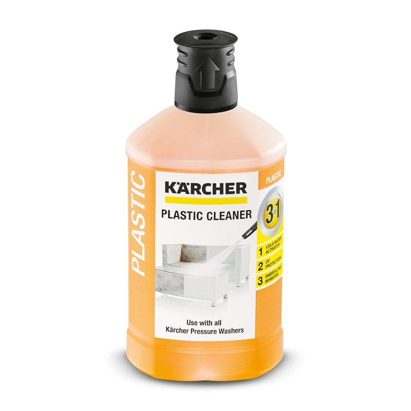 Средство для чистки пластмасс 3 в 1, Karcher, 1 л (6.295-758.0) #1