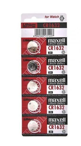 Батарейкa MAXELL CR1632 /  3В / 3V  /  в блистере 5 штук #1