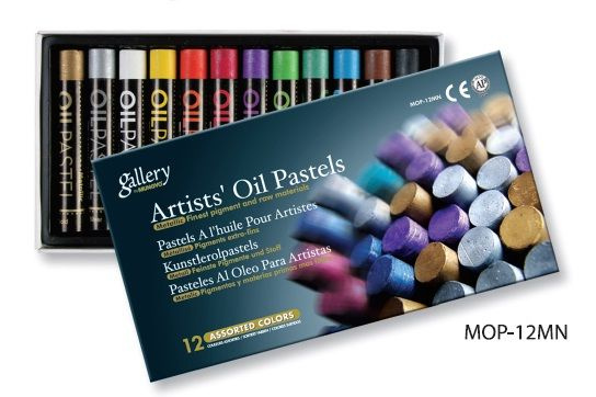 Пастель масляная Mungyo Gallery Oil Metallic 12 цветов MOP12MN #1