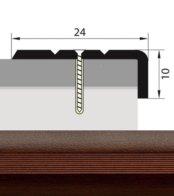 Угол 24 10 1,35 венге #1