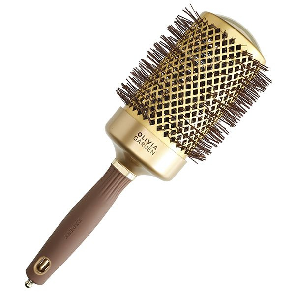 Термобрашинг EXPERT BLOWOUT SHINE Wavy Bristles Gold&Brown 65 мм #1