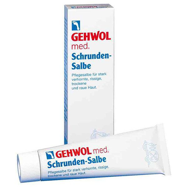 Заживляющая крем-мазь от трещин на коже ног и рук,Gehwol Med Schrunden Salbe,125мл  #1