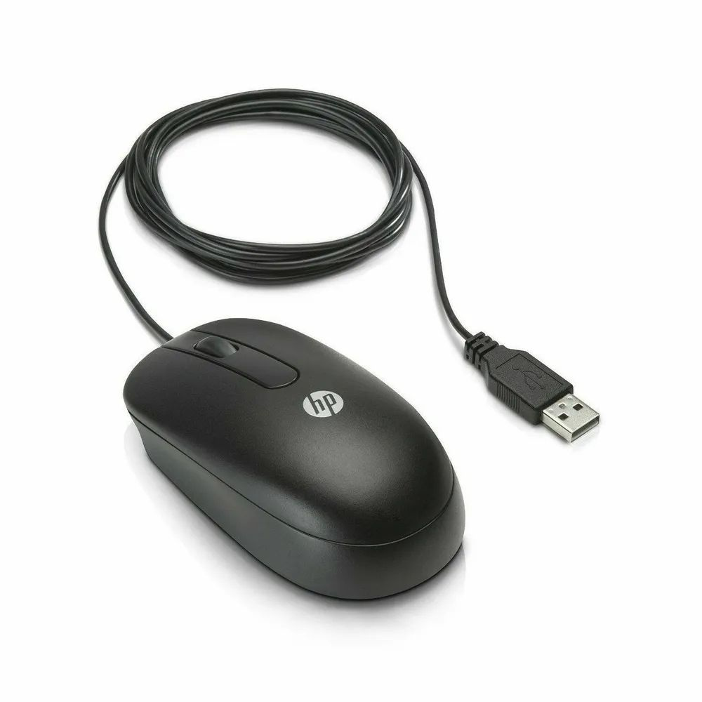 Мышь проводная HP MS116, черная (672652-001) #1