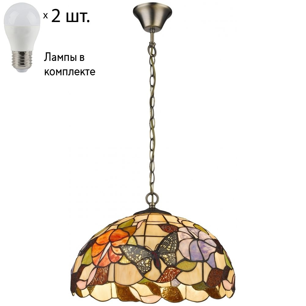 Подвесной светильник с лампочками Velante 816-806-02Lamps E27 P45 #1