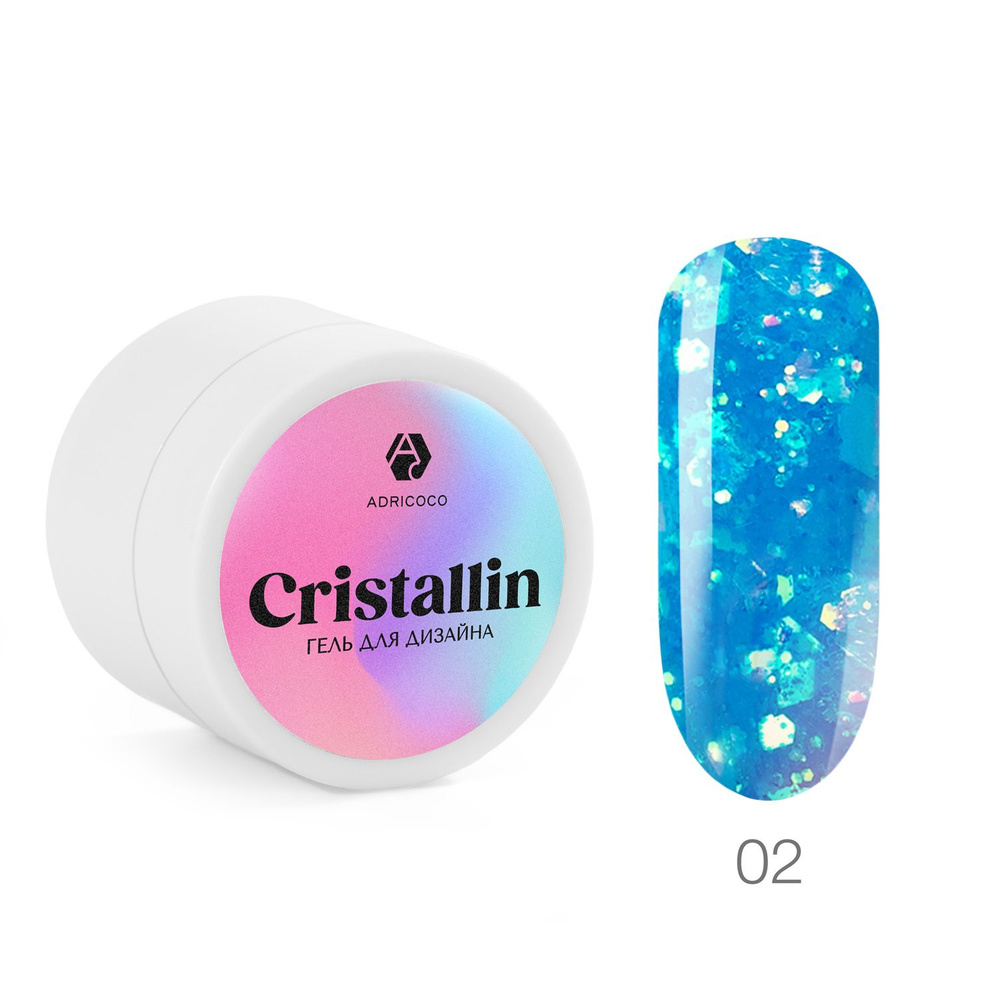 Adricoco гель для дизайна "Cristallin" №2 #1