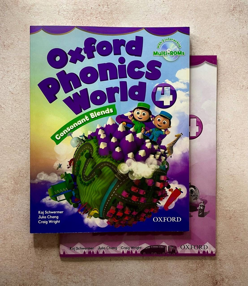 Книга Комплект Oxford Phonics World 4 Level 4. Student Book. Workbook + CD  - купить с доставкой по выгодным ценам в интернет-магазине OZON (853089117)