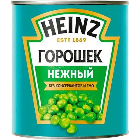 Горошек Heinz зеленый нежный, 400г 4 шт. #1