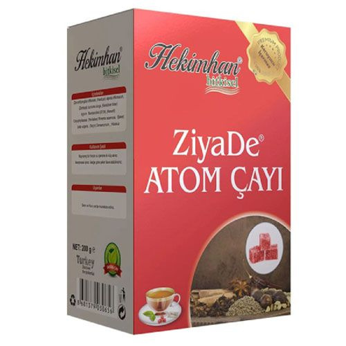 АТОМ Чай с прополисом, куркумой, имбирем ZiyaDe ATOM HEKIMHAN BITKISEL 170 гр  #1