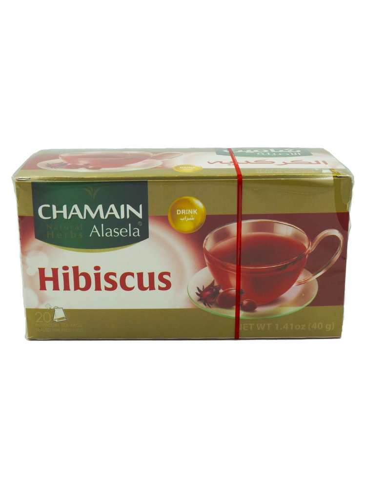 Чай натуральный КАРКАДЕ / пакетированный чай "Chamain" 40гр. / Сирия  #1