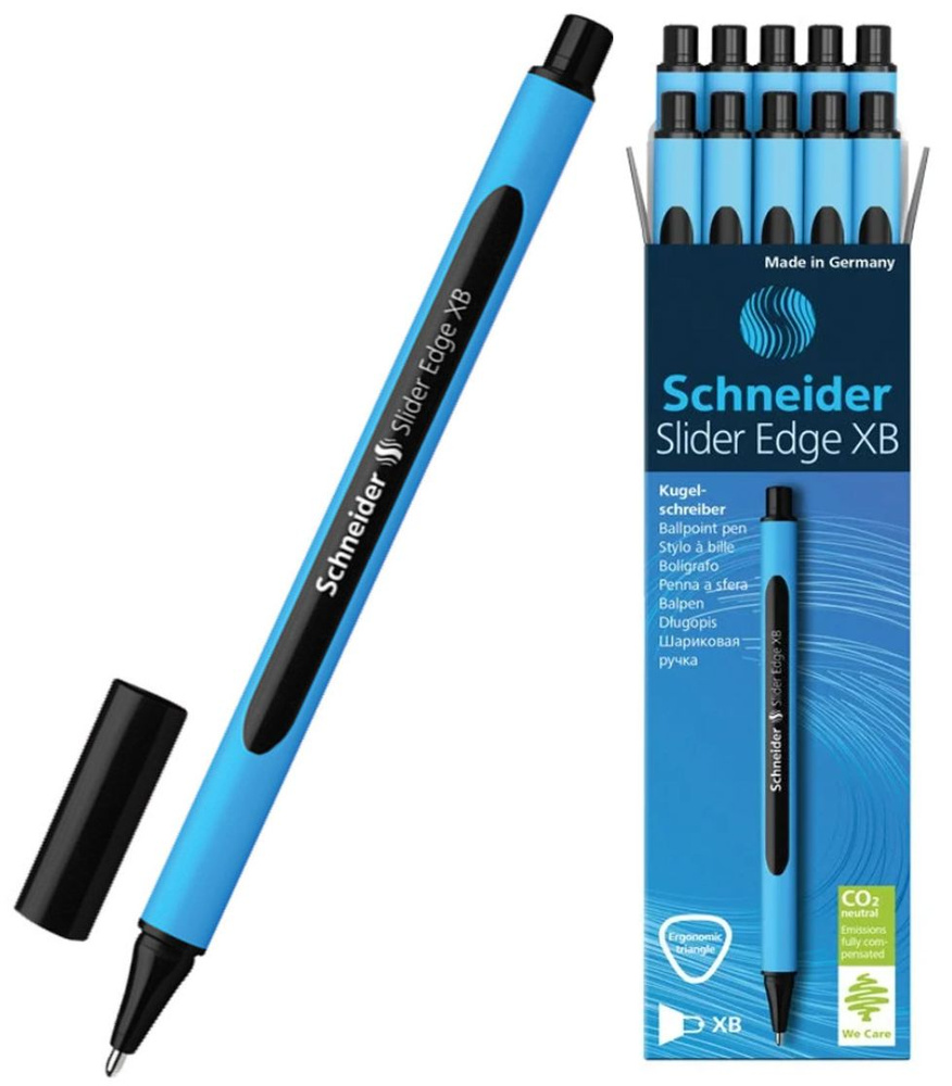 Schneider Ручка Шариковая, толщина линии: 0.7 мм, цвет: Черный, 10 шт.  #1