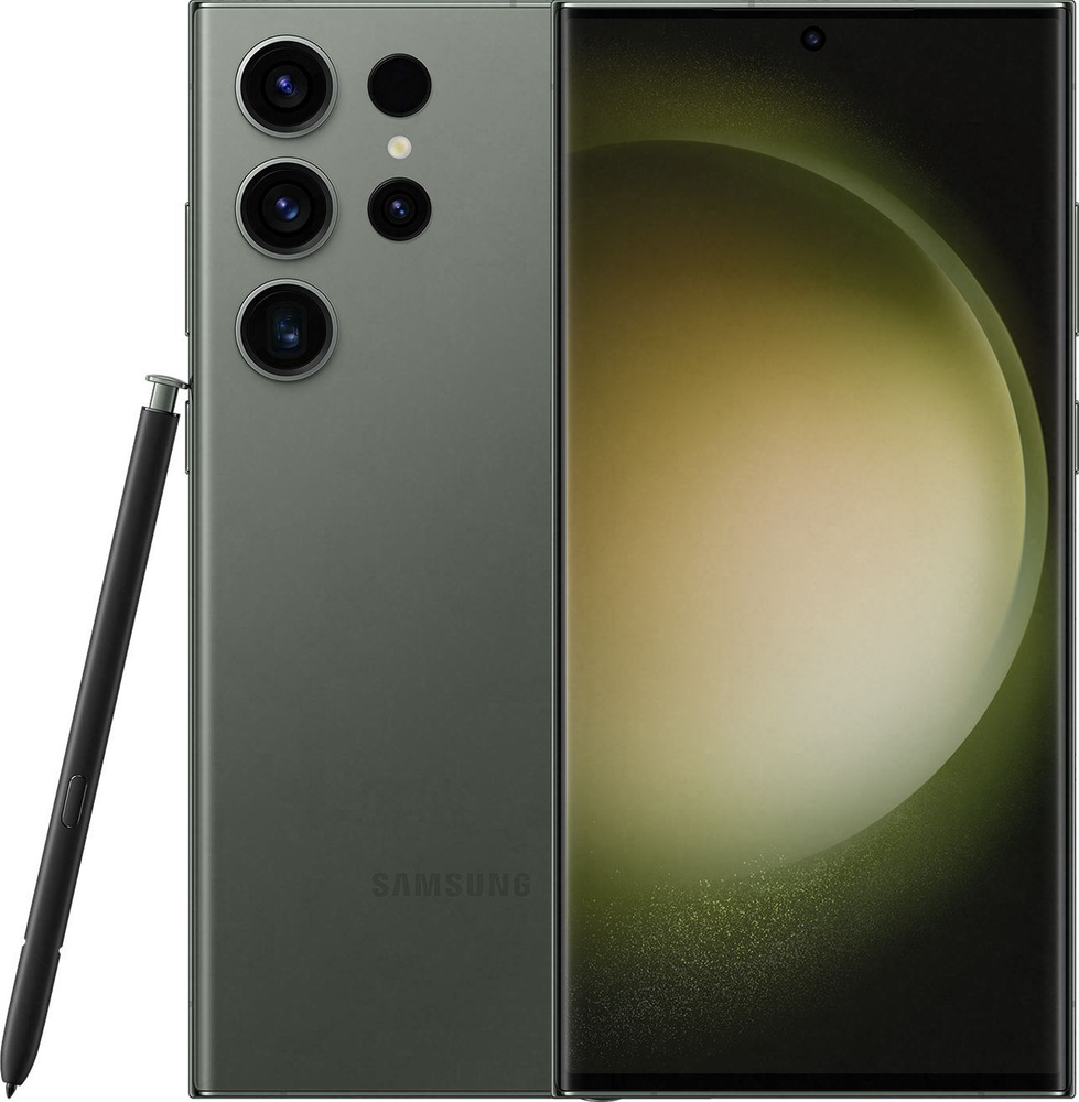 Samsung Смартфон Galaxy S23 Ultra 12/256 ГБ, зеленый #1
