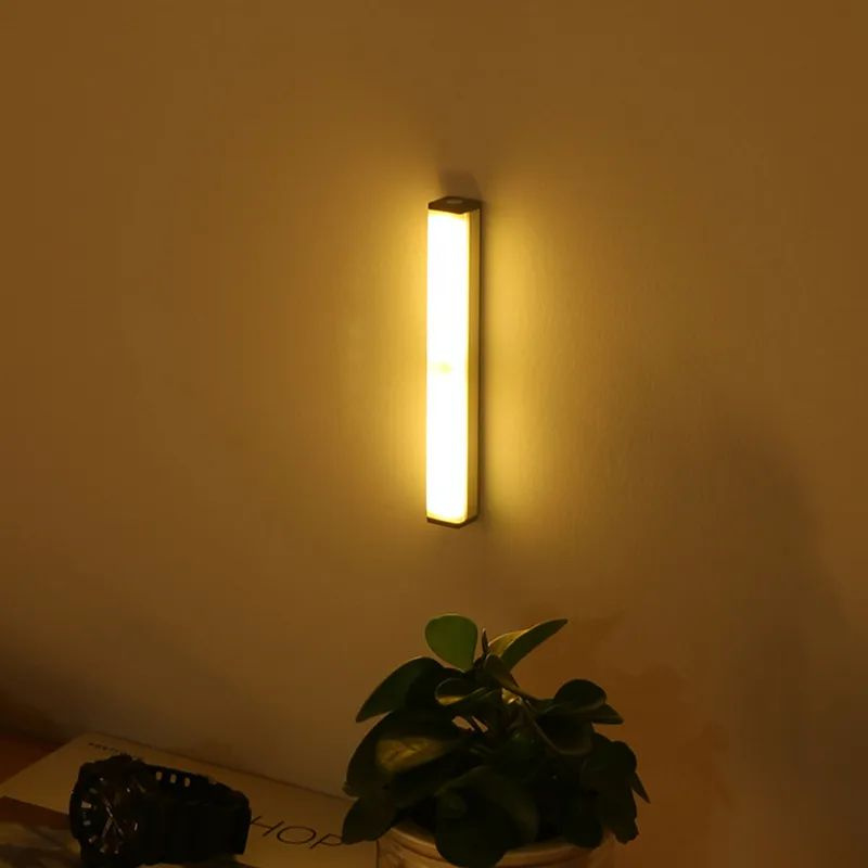 Умный ночник-светильник с датчиком движения 15 см теплый свет  #1