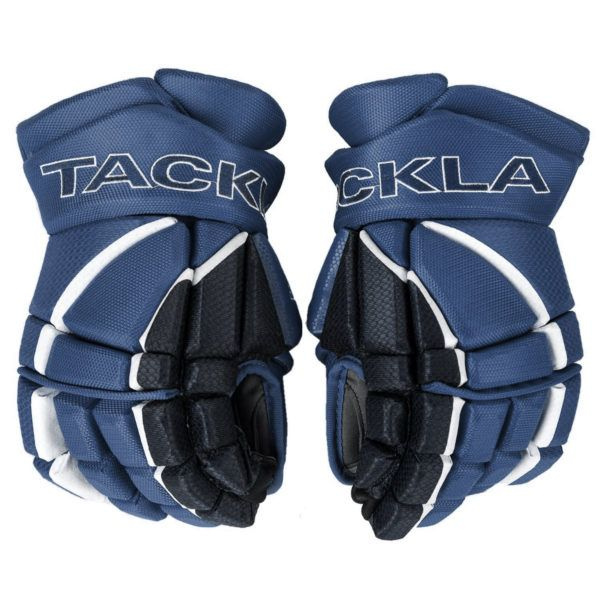 Перчатки TACKLA 3000X Pro Zone Ice Hockey Gloves JR Navy-White 11 #1