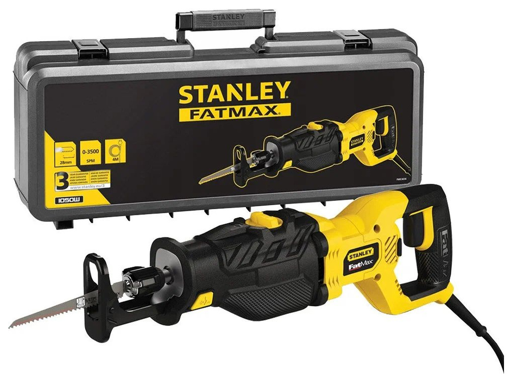 Сабельная пила STANLEY FATMAX FME365K-QS, 1050 Вт, 28 мм, в кейсе #1