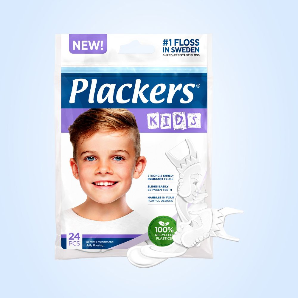 Зубная нить/Флоссеры Plackers Kids (24 шт.) #1