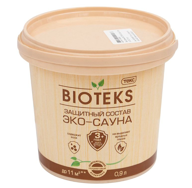 Состав для бани и сауны Текс Bioteks 0,9 л #1