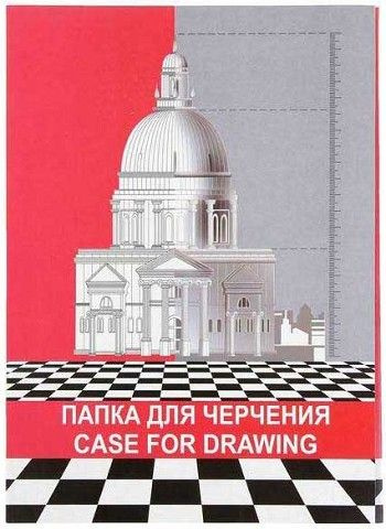 Папка для черчения Лилия Холдинг А4, 10 листов, без рамки (ПЧ4РН/10)  #1