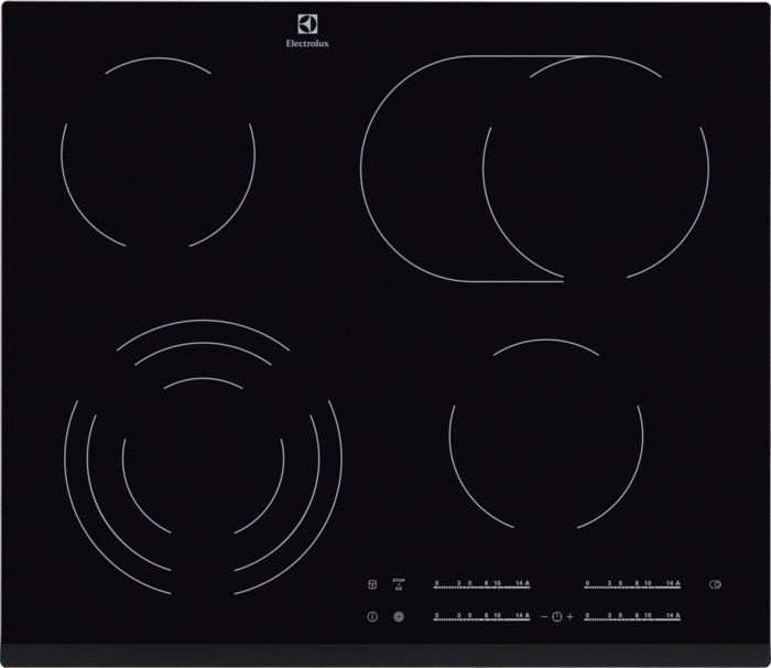 Электрическая варочная панель Electrolux EHF6547FXK, черная #1