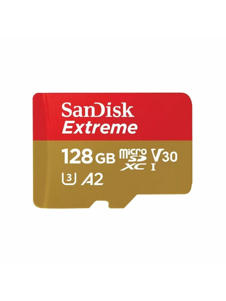SanDisk карта памяти MicroSD 128GB Extreme, без адаптера / SDSQXAA-128G-GN6MN #1
