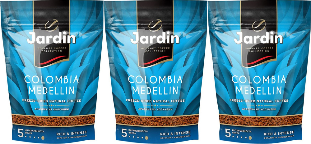 Кофе Jardin Colombia Medellin растворимый, комплект: 3 упаковки по 240 г  #1