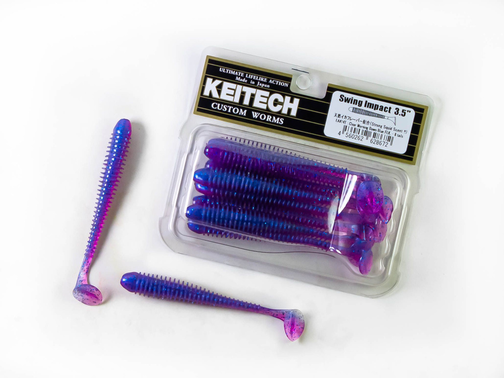 Приманка силиконовая Keitech Swing Impact 3.5" EA #14 8шт #1