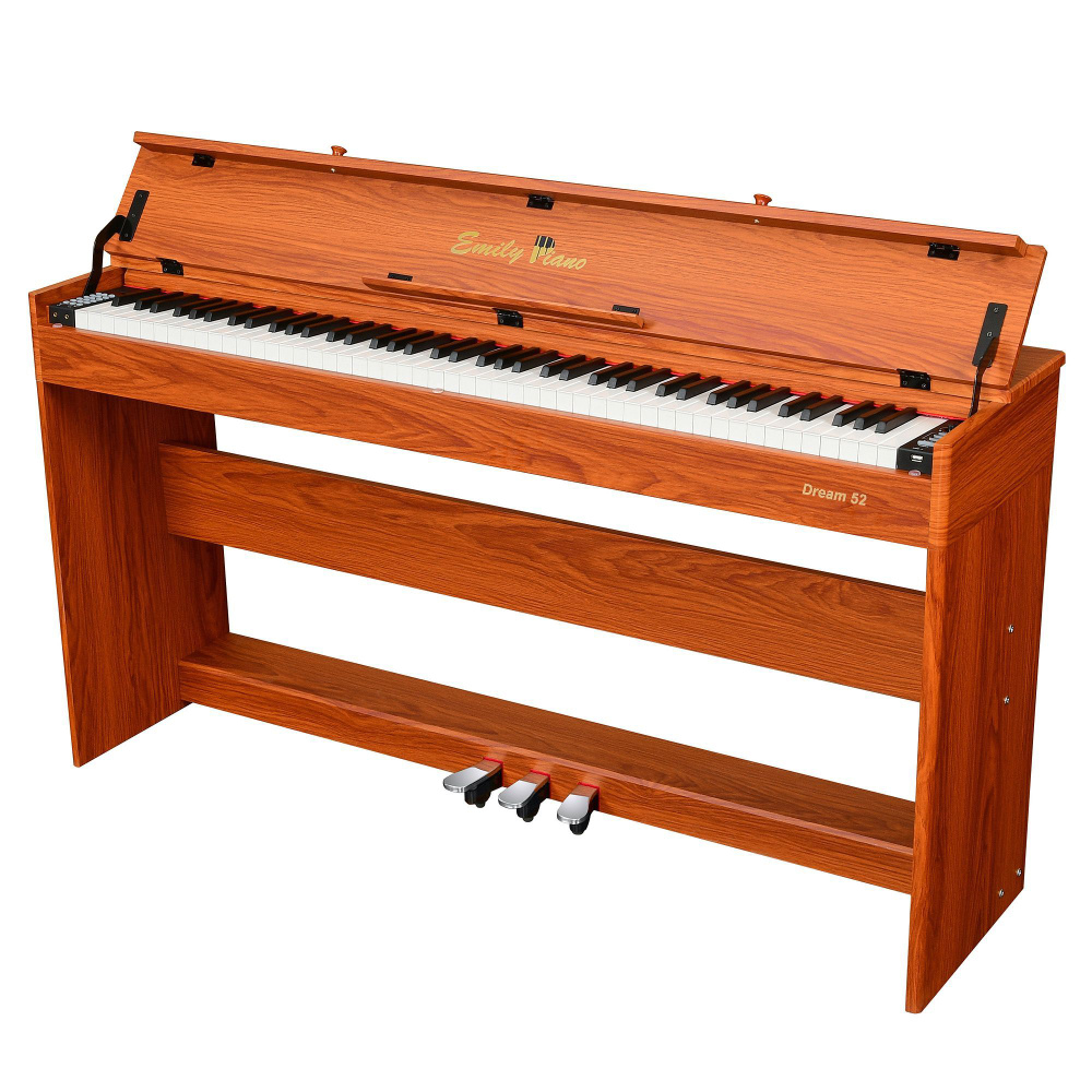 Цифровое фортепиано EMILY PIANO D-52 BR (Корпусное с крышкой) #1