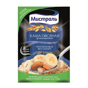 Каша овсяная Протеиновая , Мистраль , 40 г, Россия #1