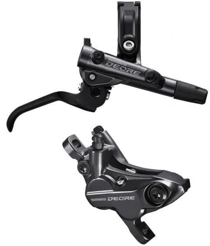 Тормоз диск. Shimano Deore j-kit, BL(прав M6100)/BR(задн M6120, 4 поршн.), полимерн. кол., 1700 мм  #1