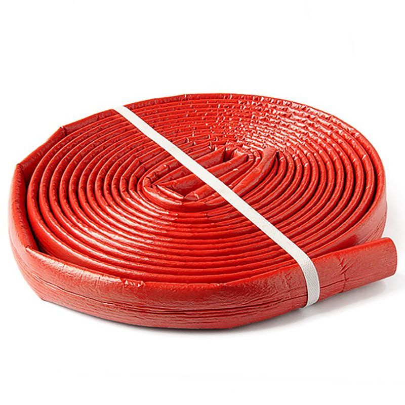 Утеплитель 22/4 мм (11 метров), Энергофлекс теплоизоляция для труб, цвет красный  #1