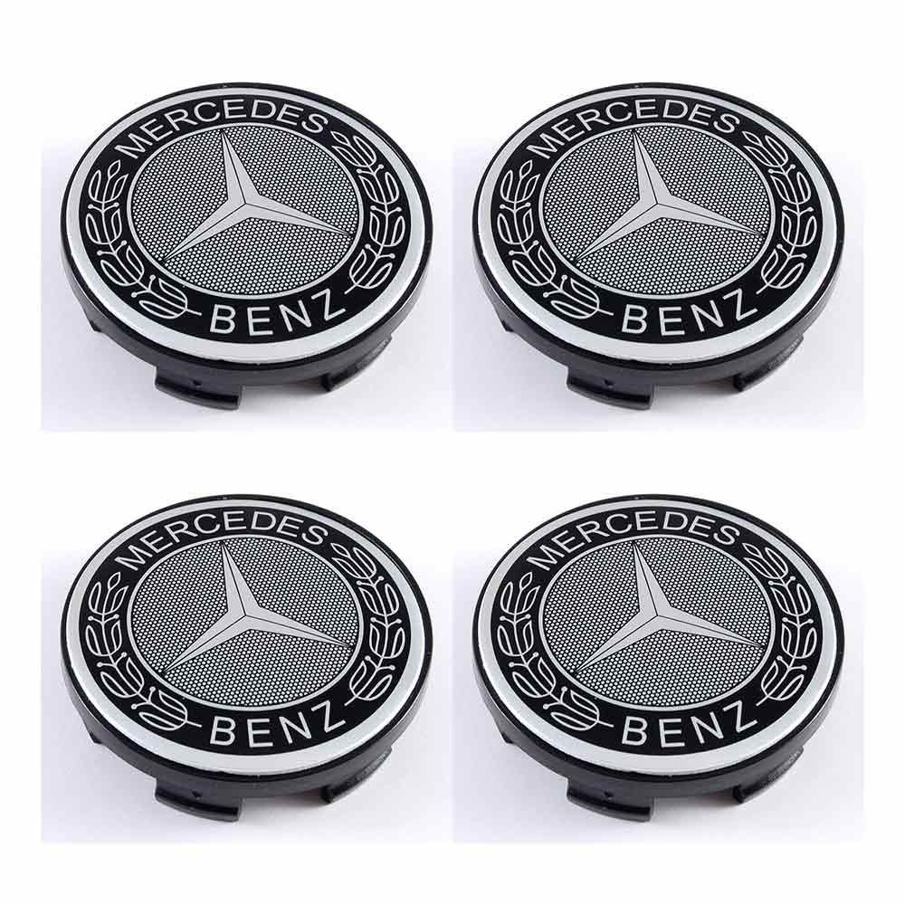 Колпачки на литые диски 60/54/10 мм - 4 шт / Заглушки ступицы Mercedes для дисков TG Raicing  #1