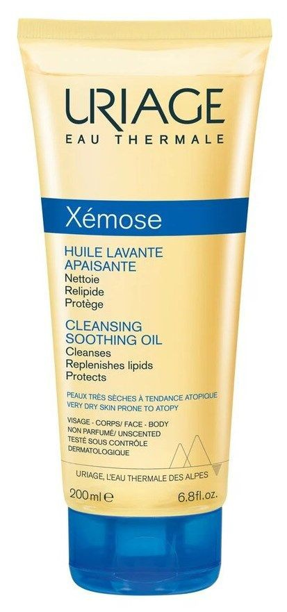 Uriage Очищающее успокаивающее масло Xemose Cleansing Soothing Oil, 200 мл  #1