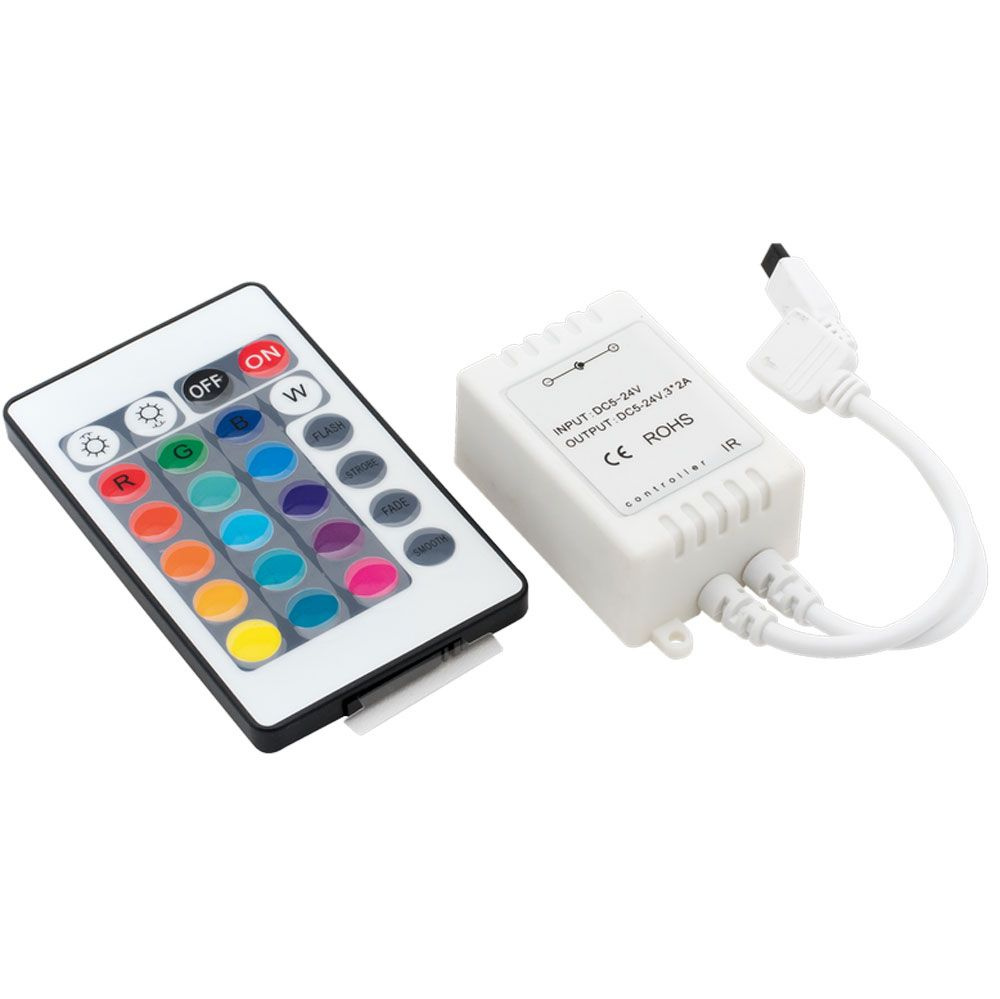Контроллер SWG "IR-RGB-24-6A" для светодиодной RGB ленты и модулей, 6А, 12-24В  #1