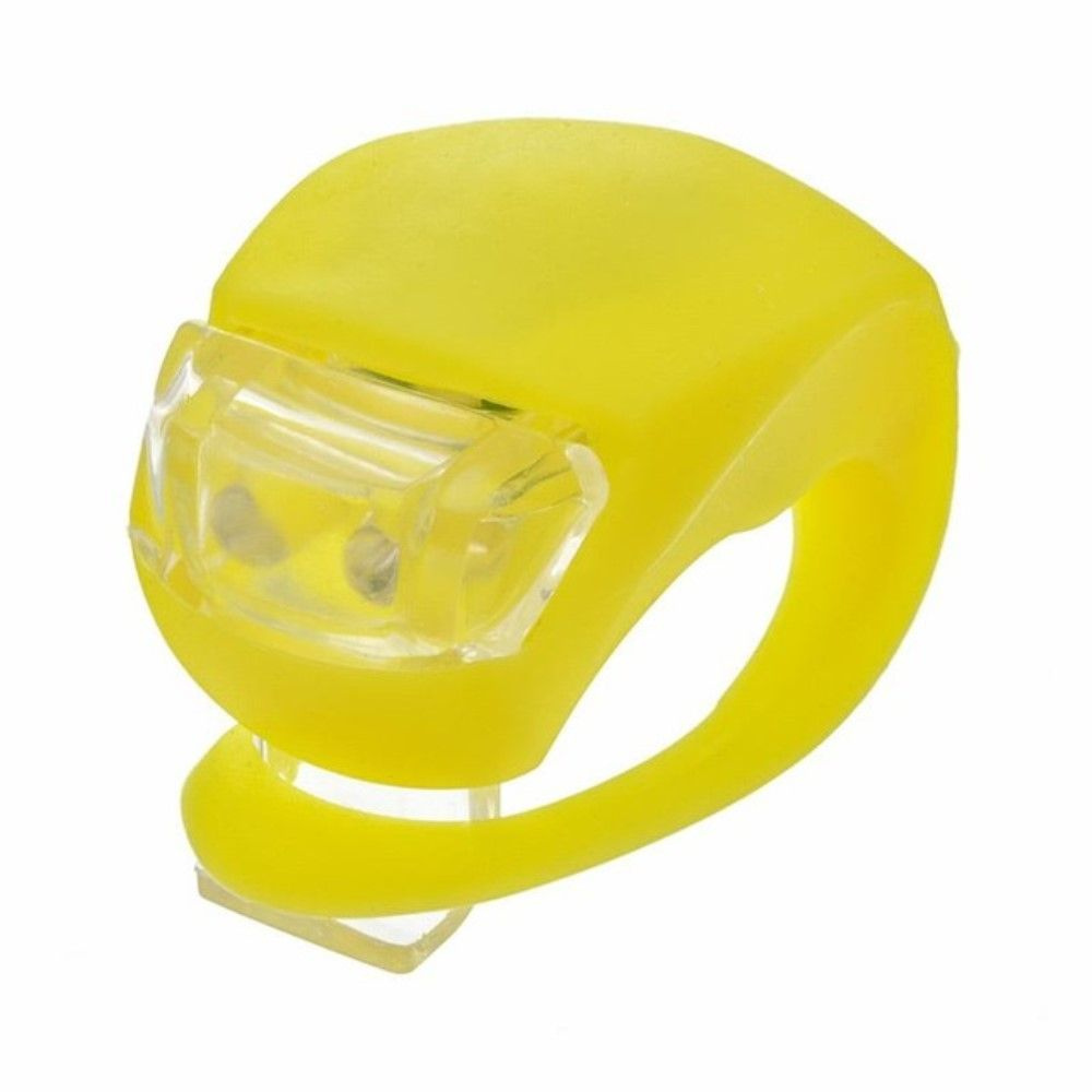 Универсальный фонарь для безопасности с креплением на велосипед/самокат/коляску и пр. - желтый  #1