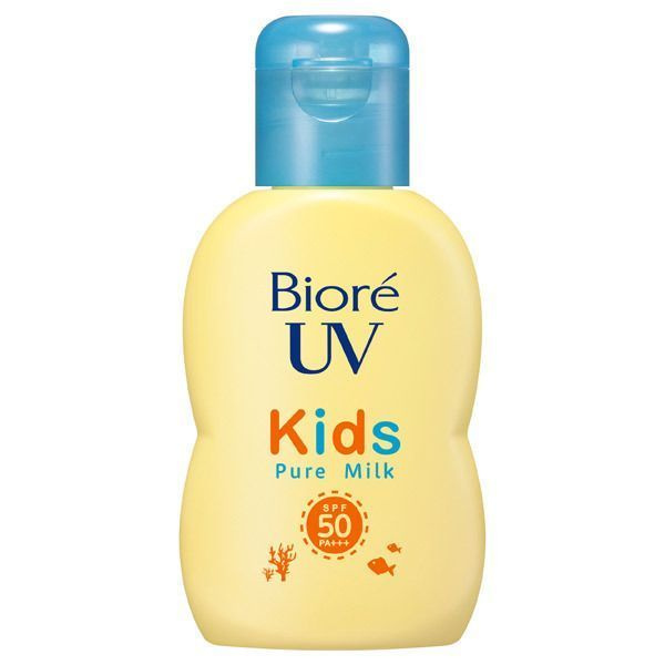 Солнцезащитное увлажняющее нежное молочко для детей Biore UV Kids Pure Milk, SPF50+ PA+ Kao 70ml. Япония. #1