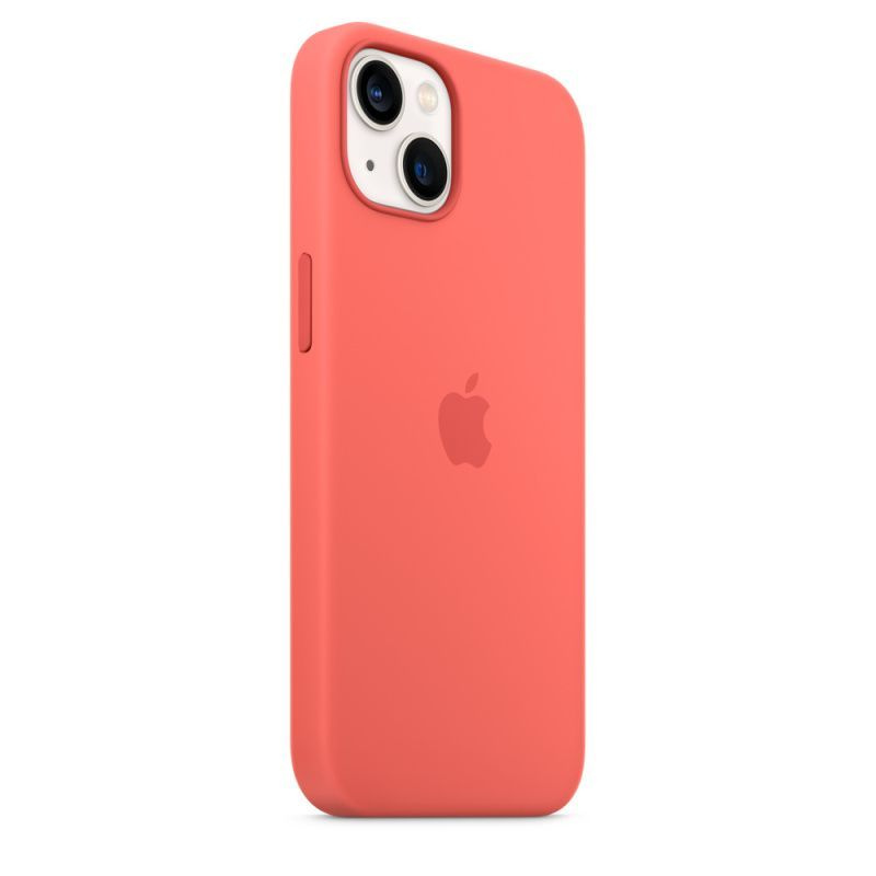 Силиконовый чехол MagSafe для iPhone 13 / с анимация / Silicone Case with MagSafe / розовый (Pink Pomelo) #1