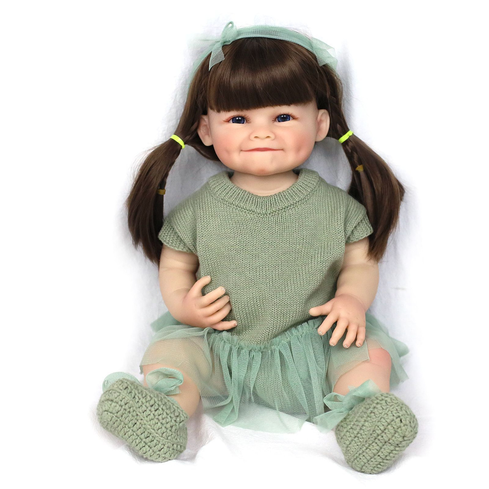 Силиконовая кукла Реборн девочка Оливия, 55 см #1