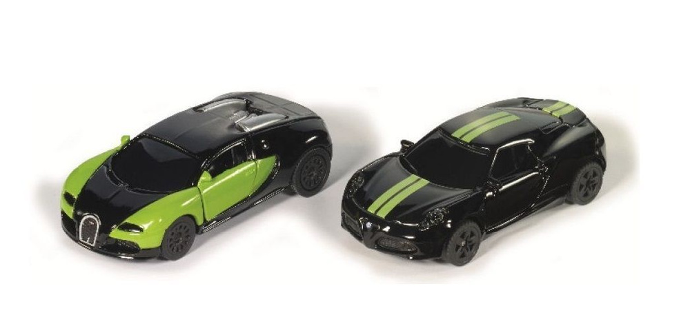 Набор Bugatti EB 16.4 Veyron и Alfa Romeo 4c (12) #1